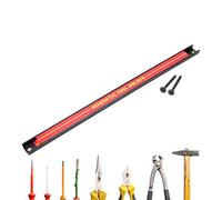 Barre à outils magnétique, organisateur d'outils magnétique, grande capacité pour outils, barre d'outils en métal pour garage, atelier, organisateur d'outils peu encombrant pour réparation automobile