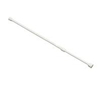 Barre à rideau extensible et télescopique - Bluelans® - En aluminium - Pour rideaux ou voilages légers, blanc, 70 - 120 cm