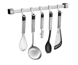 Barre à ustensiles de cuisine SMARTLINE - Gefu - Argent - Acier inoxydable - Contemporain - Design