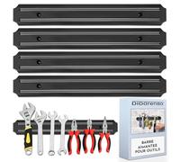 Barre aimantée pour outils 4 pieces 33 cm x 5 cm barre magnetique outillage
