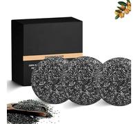 Barre anti-cheveux gris, savon noir naturel pour foncer les cheveux et la barbe, nettoyer en profondeur et nourrir le cuir chevelu pour hommes et femmes,3pcs