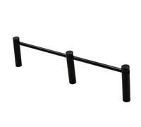Barre Anti-chute étagère 20-100 cm Barrière de Sécurité Décorative pour Étagère Anti-chute pour Bibliothèque/Casier À Vin/armoires(Black,55cm/21.7in)