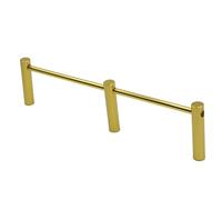 Barre Anti-chute étagère 20-100 cm Barrière de Sécurité Décorative pour Étagère Anti-chute pour Bibliothèque/Casier À Vin/armoires(Gold,40cm/15.7in)