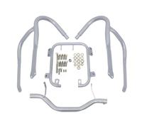 barre anti-crash Convient pour BMW R1200RT R1200RT 2004-2013 2012 Protection moteur avant arrière Freeway Crash Bar Pare-chocs Cage Protection réservoir(Front silver)