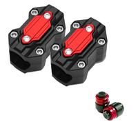 barre anti-crash Convient pour Suzuki V Strom 650 V-Strom 650 Vstrom 1000 1050 Convient pour xt DL250 DL650 DL1000 Bloc de protection de pare-chocs de moto(A set red)