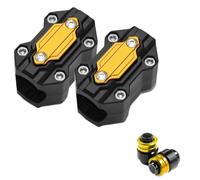 barre anti-crash Convient pour Suzuki V Strom 650 V-Strom 650 Vstrom 1000 1050 Convient pour xt DL250 DL650 DL1000 Bloc de protection de pare-chocs de moto(A set golden)