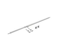 Barre anti-intrusion de sécurité - acier inoxydable 316L - extensible de 800 à 1400 mm. - anti-effraction - antivol - pour portes, portes et fenêtres - résistant - haute qualité - DimAccessoires