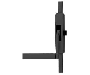Barre antipanique Cross-bar 89 3 points noire 950 mm droite JPM 890300-02-2Z