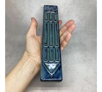Barre Atlante en céramique (Louksor). Fait Main, en céramique, qualité supérieure. Pas Un Simple Objet de décoration intérieure, mais Un Outil rééqulibrage énergétique par Les Ondes de Forme. (Gris)