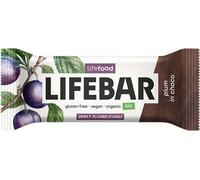 BARRE AU CHOCOLAT, crue, sans GLUTEN40 g - LIFEFOOD