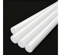 Barre Blanche en POM 1 m, Polyacétal Plastique Technique Ø15-45 mm pour Tournage et Fabrication de Composants,Φ35mm 1 Pc