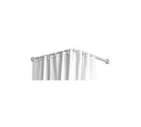 Barre Blanche Pour Rideau - GENERIQUE - 80x80cm - Facile à Installer - Compatible avec Tous les Types de Rideaux