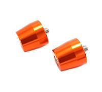 Barre Bouchons d’extrémité Poignées De Guidon De Moto, Bouchons D'extrémité De Guidon Pour Pour Z500 Z250 Z300 Z400 N-JA 650 ER-6F/N(Orange)