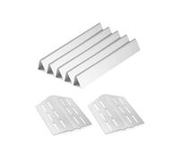 VEVOR Barres Cache-brûleurs et Diffuseur de Chaleur pour Barbecue 7PCs, Déflecteur de Graisse pour Brûleur 44,6 cm, Pièce de Rechange pour Barbecues Weber Genesis Série 300, E310, E320, E330, S310
