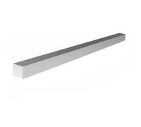 Barre Carrée En Acier Inoxydable 304, 20 Mm, 22 Mm, 25 Mm, 30 Mm, 35 Mm, Longueur 100 Mm(22x22)