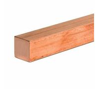 Barre carrée en cuivre 2.0065 - 0,1 m - 50 x 50 mm - 2.0065