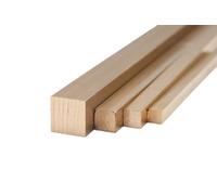 Barre carrée en laiton 2.0401 - 8 x 8 mm - Tige carrée Ms58 - 0,33 m