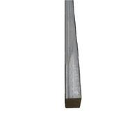 Barre carrée en titane pur TA2, 1 pièce, 6x6mm, 8x8, 10x10mm, 12x12mm, 15x15mm, 16x16mm, 20x20mm, for pièces de Machine, longueur 500mm(15x15mm 500mm)