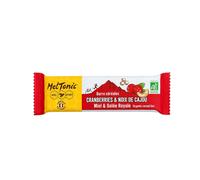Barre céréales bio Meltonic - Cranberries, noisettes grillées x 10