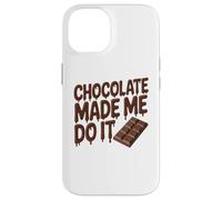 Barre chocolatée Amusante Qui m'a Fait Le Faire Coque pour iPhone 14