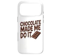 Barre chocolatée Amusante Qui m'a Fait Le Faire Coque pour iPhone 17 Pro Max