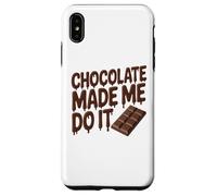 Barre chocolatée Amusante Qui m'a Fait Le Faire Coque pour iPhone XS Max
