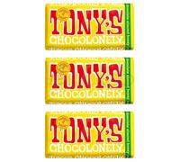 Barre chocolatée Tonys Chocolonely Almond Honey Nougat 32 % - Paquet de 3 (18...