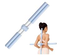 Barre Correctrice De Posture | Bâton De Correction De La Cyphose, Outil D'étirement, Correcteur De Posture Rétractable For Adultes Et Enfants Avec Soutien Dorsal(Blue)