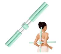Barre Correctrice De Posture | Bâton De Correction De La Cyphose, Outil D'étirement, Correcteur De Posture Rétractable For Adultes Et Enfants Avec Soutien Dorsal(Green)