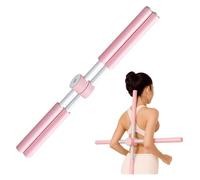Barre Correctrice De Posture | Bâton De Correction De La Cyphose, Outil D'étirement, Correcteur De Posture Rétractable For Adultes Et Enfants Avec Soutien Dorsal(Pink)