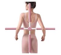 Barre Correctrice De Posture De Yoga, 80 Cm, For Les Étirements, Outil D'entraînement Ergonomique For L'étirement Du Corps, Bâton De Pilates For La Musculation(Pink)