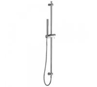 Barre coulissante Ø 20,6 mm. Long. 966 mm. Flexible satin. Avec prise d'eau murale - TRES 06193104