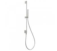 Barre coulissante avec prise d’eau au mur Ø 14 mm. Long. 760 mm. Douchette anticalcaire. (034.116.01). Flexible. - TRES 03493101