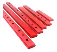 Barre coulissante en T en alliage d'aluminium pour gabarit à onglet, outil essentiel pour le travail du bois avec des scies de table et des établis (barre en T de 100 mm de type A)