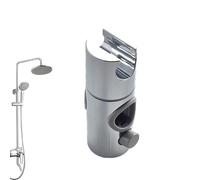 Barre coulissante pour pommeau de douche - Support rail de douche, hauteur réglable, support de tête de soupe | Coude de levage de la fourche moyenne pour porte mobile, rail ro