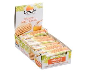 Barre croquant au miel et au sésame Gerblé - 27 g - Lot de 18