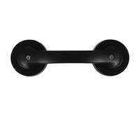 Barre D’appui à Ventouse Antidérapante, Poignée Noire | Plastique Composite Haute Résistance, Pose sans Outil, pour Seniors et Aidants, Vitre et Toilettes