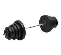 Barre d haltères avec plaques 90 kg