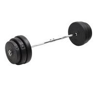 Barre d haltères ondulée avec plaques 90 kg