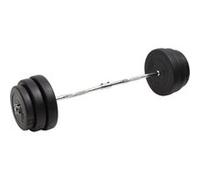 Barre D'haltères Ondulée Avec Plaques 90 Kg Vidaxl Vidaxl