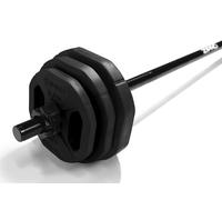 Barre d’haltères Zipro Body Pump Black avec un ensemble de poids de 20 kg