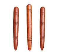 Barre D'acupression en Bois, Lot de 3, Massage pour Nuque et Mains | Bois Poli Lisse, Format Compact à Transporter, Usage Maison et Yoga, Finition sans Bavure