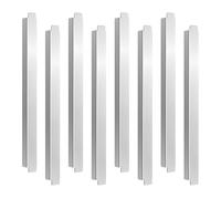 Barre d'adaptation en acier inoxydable - Barre adaptateur de table en acier inoxydable de 30,5 cm, accessoires de service alimentaire, longues tiges pour les vendeurs de chef, le personnel de salle à