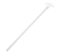 Barre D'agitation de Laboratoire en Ptfe Blanc pour Mélanges Précis | Surface Lisse, Compatibilité Chimique, Nettoyage Facile, Étudiants en Science et Techniciens, Réactifs et Béchers