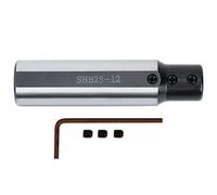 Barre d'alésage en carbure, porte-outil pour le tournage de trous intérieurs de petit diamètre Φ12 mm SHB25-12, barre d'alésage de tour de précision pour l'usinage CNC avec un diam
