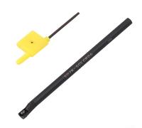 Barre d'alésage SCLCR06 en carbure avec revêtement PVD pour usinage en acier avec dureté 45HRC et durée de vie prolongée de l'outil sans meulage (barre d'alésage S07K-SCLCR06)