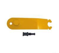 Barre d'alignement de porte, adaptateur de barre de disjoncteur de 1,27 cm pour charnière de porte de camion et outil de réglage, parfait pour un ajustement rapide de la porte de voiture rouge, doré