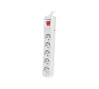 Barre d'alimentation ARC5 1.5M 5X 230V PL GRIS ARC5/15/B
