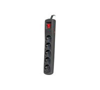 Barre d'alimentation ARC5 5M 5X 230V PL NOIR ARC5/50/CZ