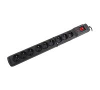 BARRE D'ALIMENTATION MULTI M9 1,5 M 9 X 230 V PL NOIR M9/15/CZ